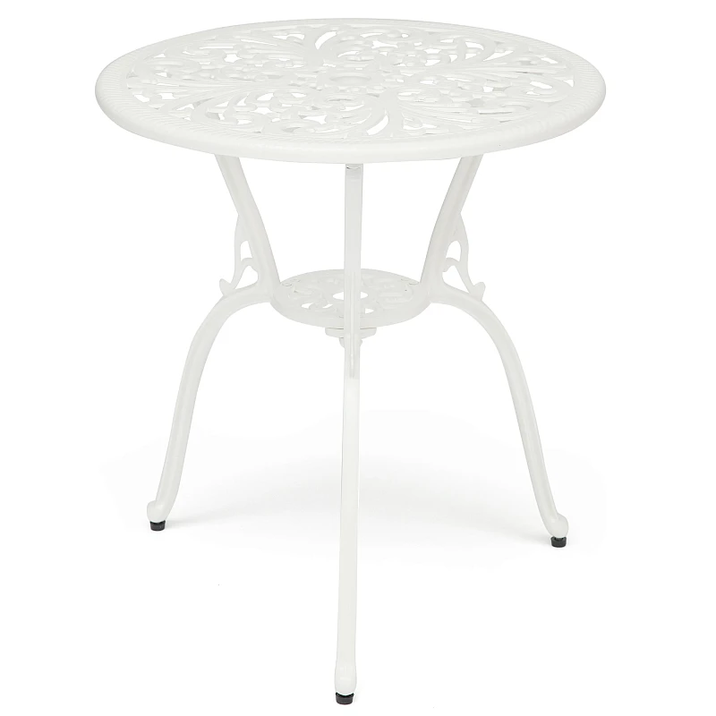 Комплект Secret De Maison Romance (стол +2 стула), алюминиевый сплав, D60/H67, 53х41х89см, butter white | изображение 2