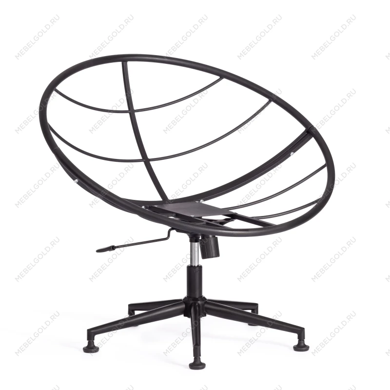 Кресло CLOUDE, рогожка/металл, 97х98х90-96см, коричневый, 3М7-147 | изображение 1