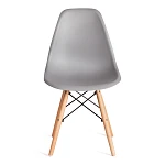 Стул CINDY (EAMES) (mod. 1801), дерево бук/металл/сиденье пластик, 45x51x82 см, Light grey (светло-серый) | изображение 4