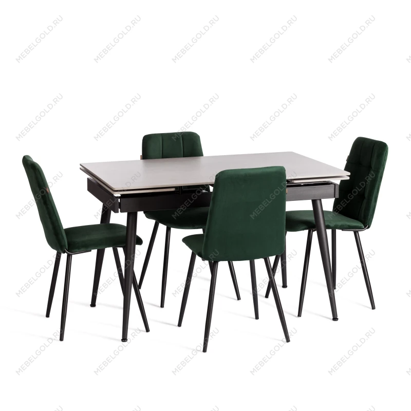 Стул обеденный Asti, TREND, велюр, Deep Forest (изумруд), 47х54х86 см | изображение 9