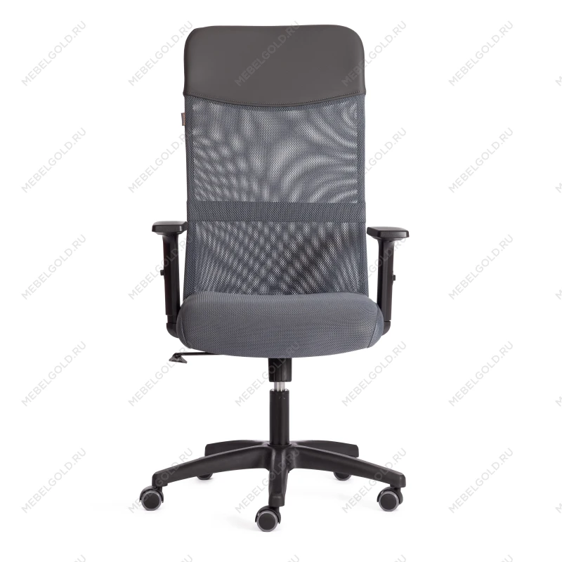 Кресло PRACTIC PLT, ткань/кож/зам, серый/металлик, TW-12/W-12/36 | изображение 4