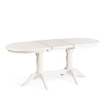 Стол COPPOLA, бук, мдф, 140+40x80x77см, Ivory white | изображение 4