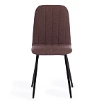 Стул ARC, ткань/металл, 46 х 52 х 88 см, коричневый 01/черный | изображение 4