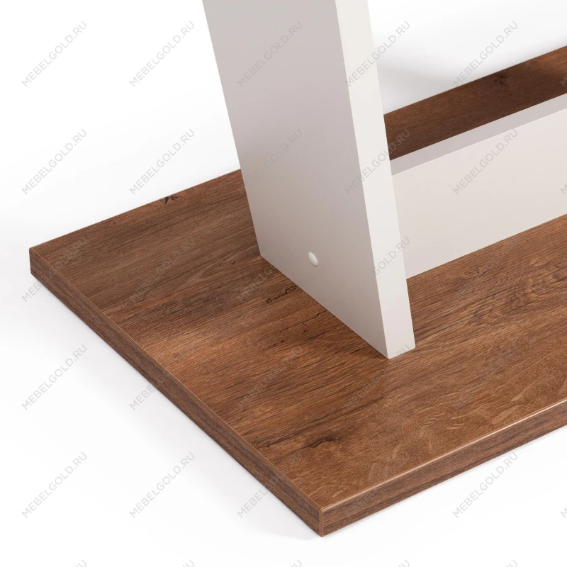 Стол обеденный FOX раздвижной, ЛДСП, 68.6x110-145x75 см, Дуб Канзас/Пепел | изображение 12