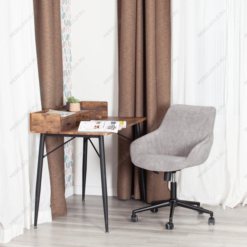 Кресло DUBLIN, велюр Clermon, св. -серый, 60 | изображение 12