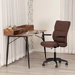 Кресло BENEFIT, флок, коричневый, 6 | изображение 10