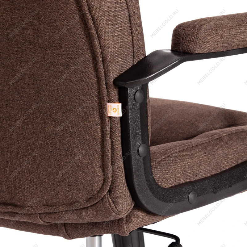 Кресло BERGAMO хром (22), ткань, коричневый, 3М7-147 | изображение 13