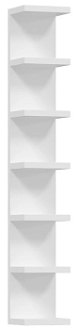 Полка настенная Фора, 30х189х27 см, белый