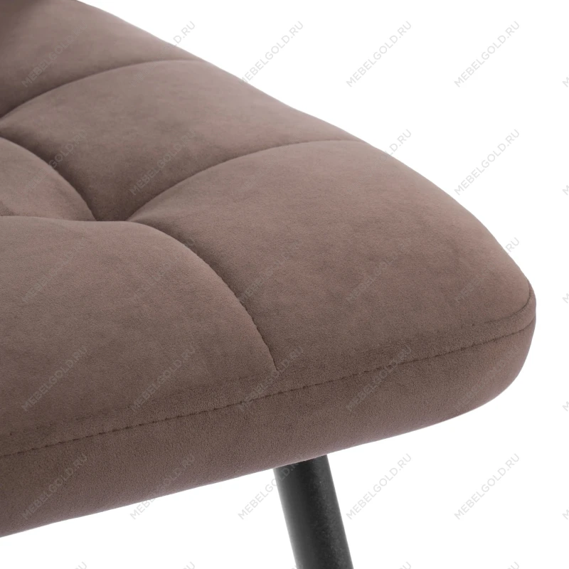 Стул обеденный Medeo, велюр, коричневый, 6, 47х56х89 | изображение 7