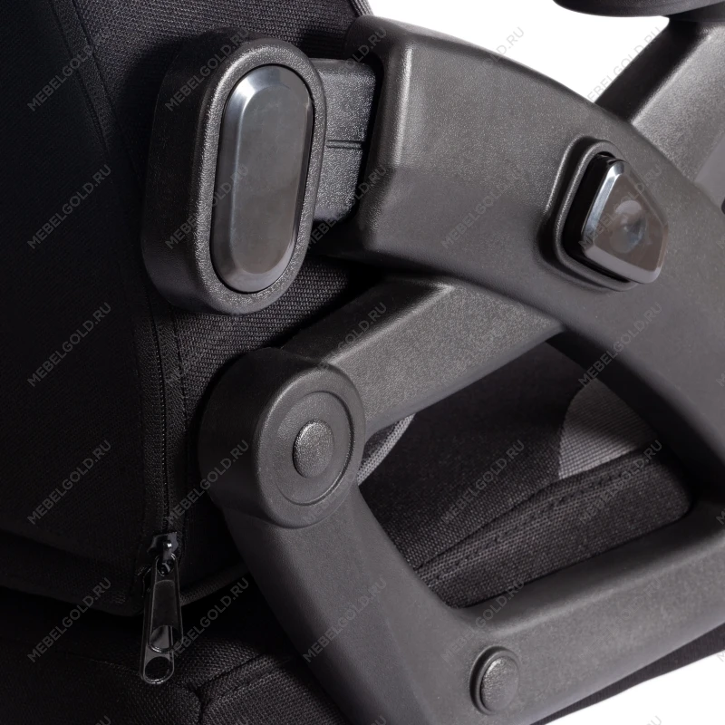 Компьютерное кресло iBear, ткань, черно-серый/black-grey | изображение 12