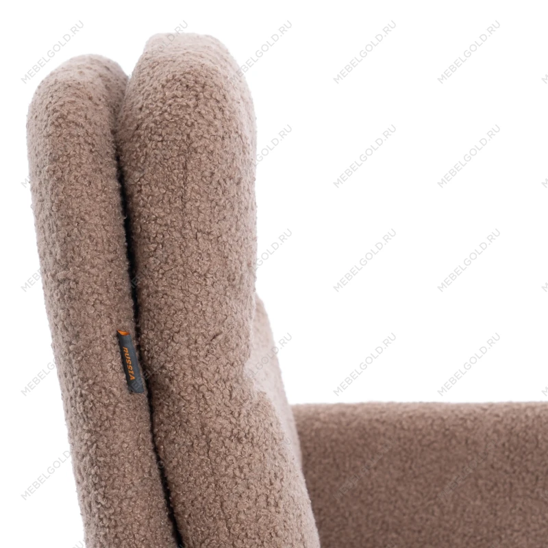 Кресло Dover хром, букле, коричневый, barni cocoa | изображение 8