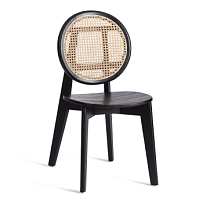 Стул FENRIR, дерево вяз, 42х45х85 см, черный