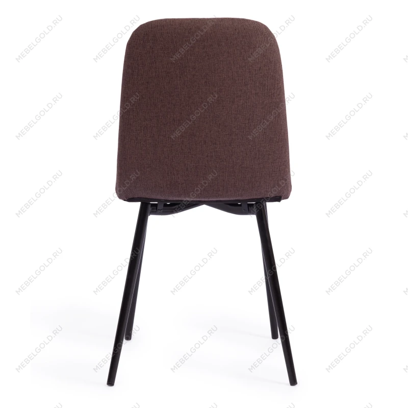 Стул ARC, ткань/металл, 46 х 52 х 88 см, коричневый 01/черный | изображение 3