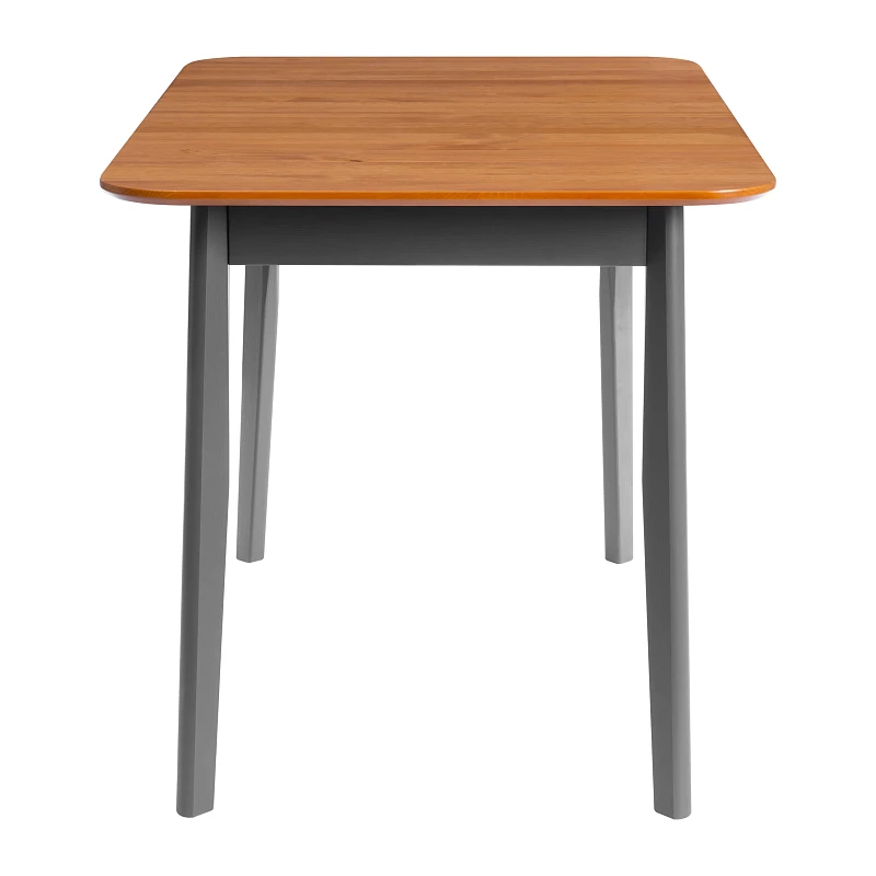 Стол Соната Люкс раздвижной/Sonata Lux extension table, массив сосны, антик /графит, 120-(150)х75х75 см | изображение 6