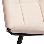 Стул обеденный Asti, TREND, велюр, бежевый/черный, 7, 50х55х93 | изображение 8