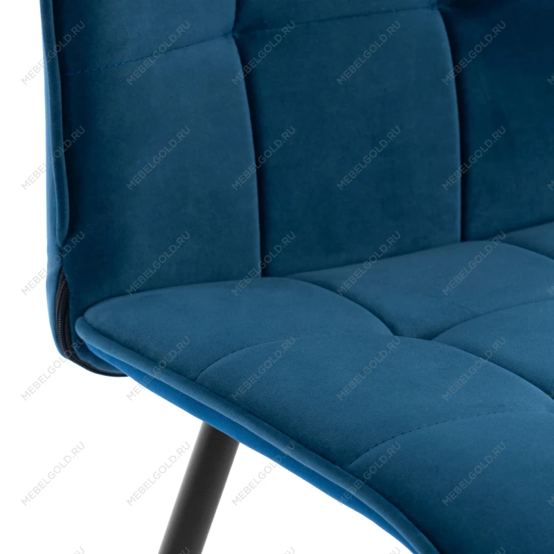 Стул обеденный Bari, LT, велюр, Dark blue (темно-синий), 41х55х89 см | изображение 6
