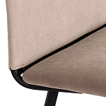 Стул обеденный La Rousse, NEW, велюр, бежевый/черный, 7, 45х55х93 см | изображение 7