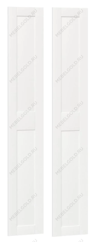 Комплект дверей для шкафа МАКС, 75 см, 2 заполнения, белый