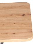 Стол обеденный FOX раздвижной, ЛДСП, 68.6x110-145x75 см, Дуб артисан/Графит | изображение 9