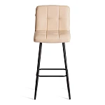 Барный стул Medeo/Медео, экокожа, бежевый, 45х56х113 см | изображение 4