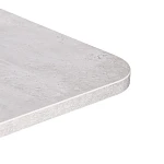 Стол обеденный SMART, ЛДСП, 105-140х68,6х75 см, Белый бетон/Белый | изображение 9