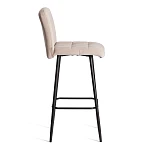 Барный стул Medeo/Медео, велюр, бежевый, 7, 45х56х113 см | изображение 1