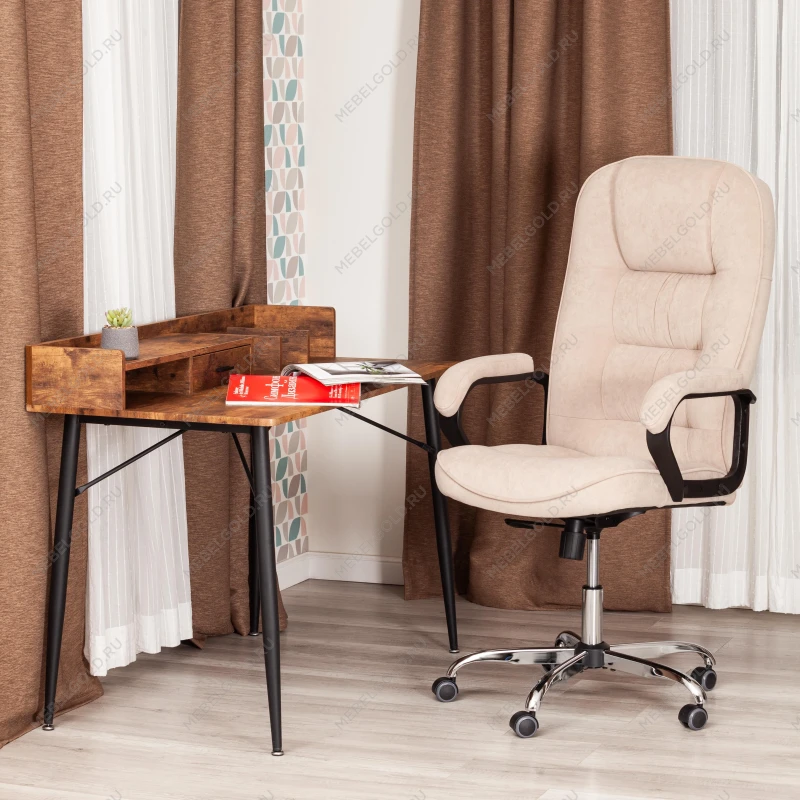 Кресло СН9944 (22) хром, флок, бежевый, 7 | изображение 11