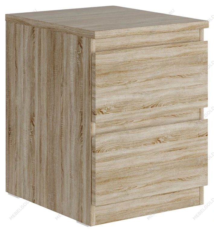 Тумба прикроватная Мальта, 2 ящика, 48х40х54 см, дуб сонома