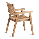 Стул VANHEIM, дерево вяз/бечевка, Груша (№3), 46х45х83 см | изображение 2