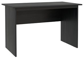 Стол письменный Кастор, 120х65х75 см, черно-коричневый, дуб венге