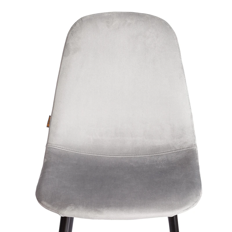 Стул BREEZE (mod. JSC-58), Велюр/металл, 44 х 53 х 86 см, grey (серый) HLR 19 / черный | изображение 5