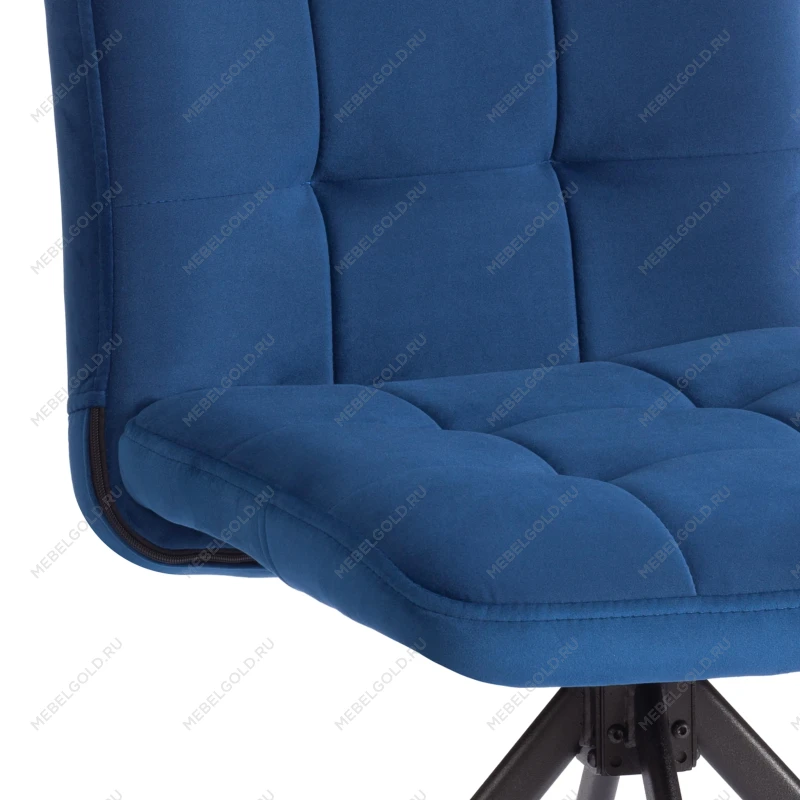 Стул обеденный Medeo, поворотный механизм 360, велюр, Blue (синий) | изображение 7