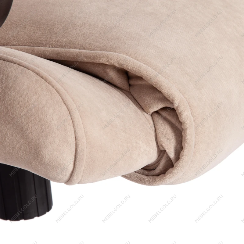 Кресло BERGAMO хром (22), флок, бежевый, 7 | изображение 10