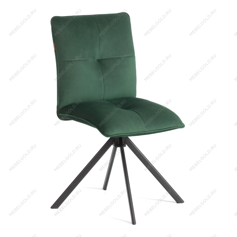 Стул обеденный Sweet, поворотный механизм 360, велюр, Deep Forest (изумруд)