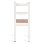 Стул Соната/Sonata chair, массив сосны, 41х50х95 см, антик/белый | изображение 4