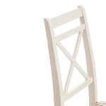 Стул Picasso ( PC-SC ), дерево гевея, 45х53х97см, ivory white (слоновая кость 2-5), ткань: клетка мелкая (S505-18) | изображение 6