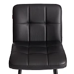 Полубарный стул Medeo/Медео, экокожа, черный, 42х56х102 см | изображение 5