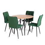 Стул обеденный Bari, LT, велюр, Deep Forest (изумруд), 41х55х89 см | изображение 14