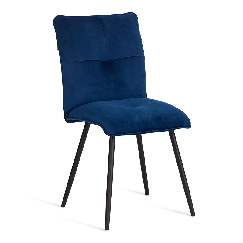 Стул обеденный Sweet, велюр, 46х55х88, Blue (синий)