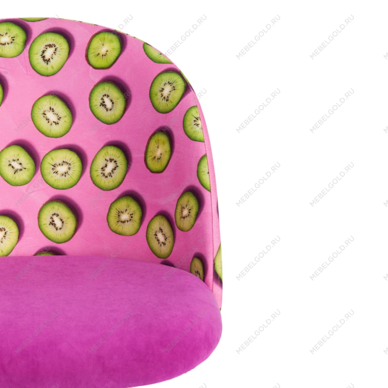 Кресло MELODY, ткань/флок, фиолетовый, Botanica 06 kiwi/138 | изображение 5