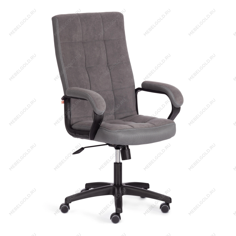 Кресло TRENDY (22), флок/ткань, серый, 29/TW-12