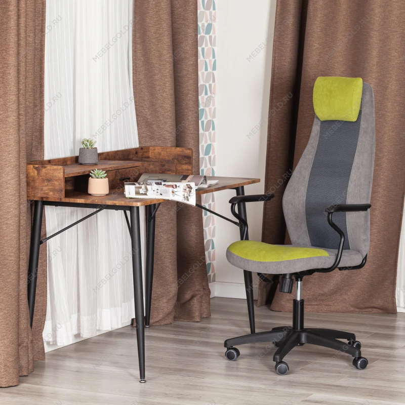 Кресло AVIATOR, флок, ткань, олива/серый/серый, 23/29/W-12 | изображение 14