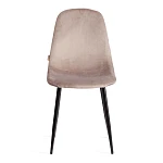 Стул BREEZE (mod. JSC-58), Велюр/металл, 44 х 53 х 86 см, coffee (кофейный) HLR 9 / черный | изображение 4