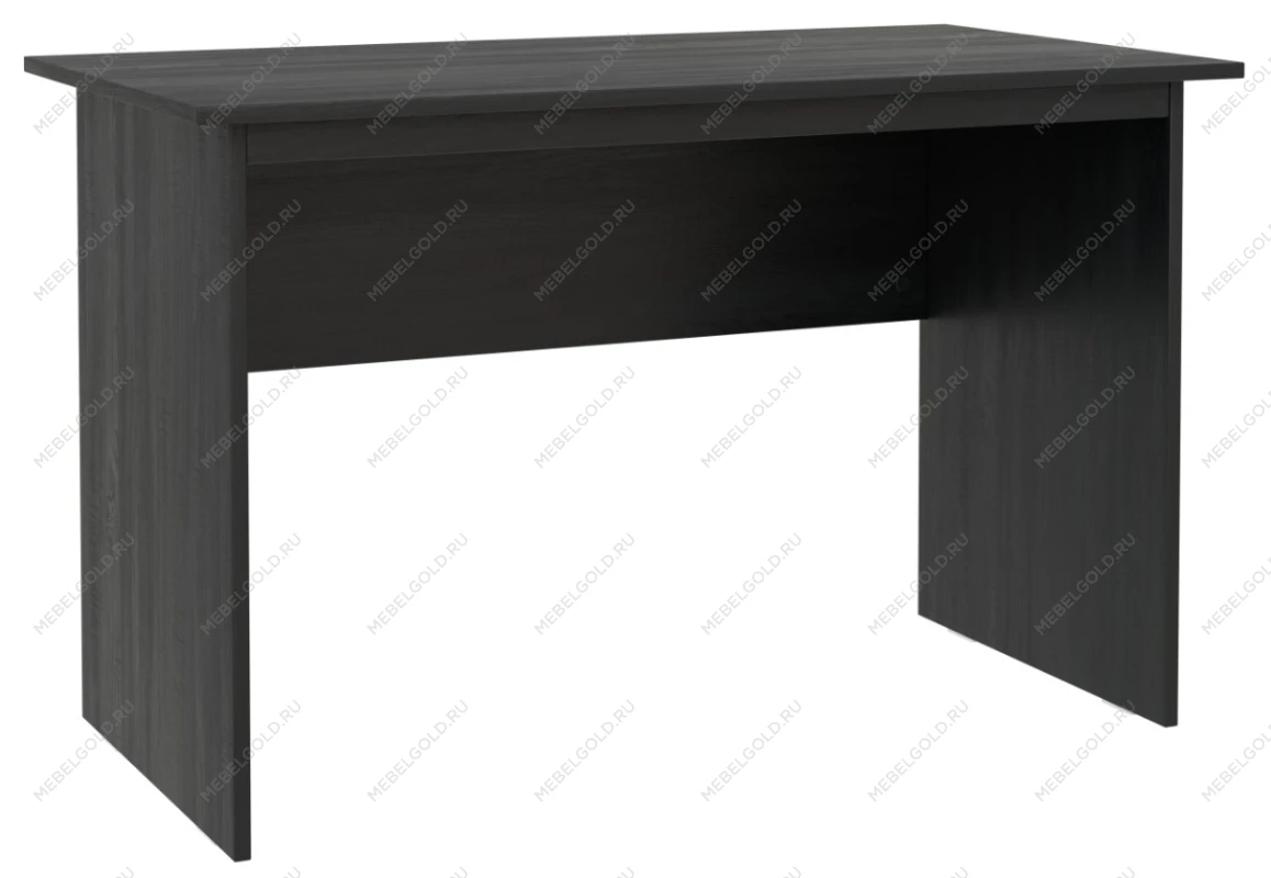 Стол письменный Кастор, 120х65х75 см, черно-коричневый, дуб венге