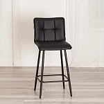 Полубарный стул Bari/Бари, экокожа, черный, 42х55х99 см | изображение 13
