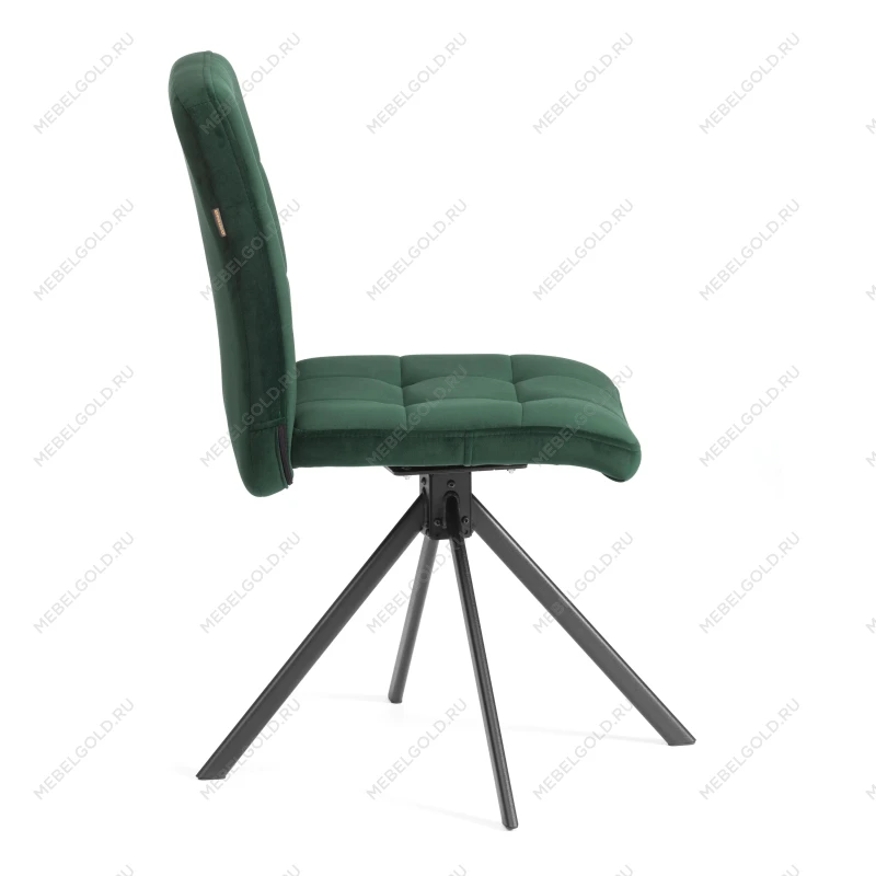Стул обеденный Medeo, поворотный механизм 360, велюр, Deep Forest (изумруд) | изображение 1