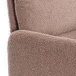 Кресло Dover хром, букле, коричневый, barni cocoa | изображение 6
