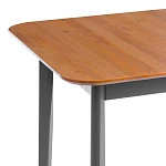 Стол Соната Люкс/Sonata Lux table, 75х75х75 см, массив сосны, антик /графит, 75х75х75 см | изображение 2