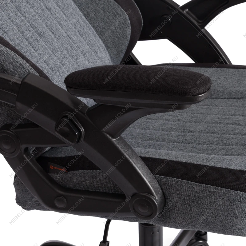 Компьютерное кресло iWolf, ткань, черный/серый | изображение 9