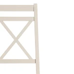 Стул Picasso ( PC-SC ), дерево гевея, 45х53х97см, ivory white (слоновая кость 2-5), ткань: клетка мелкая (S505-18) | изображение 5